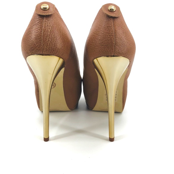 Michael Kors Josie Peep Toe Platform Heels - Picture 3 of 8